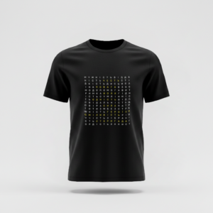 Футболка з принтом "Літери"